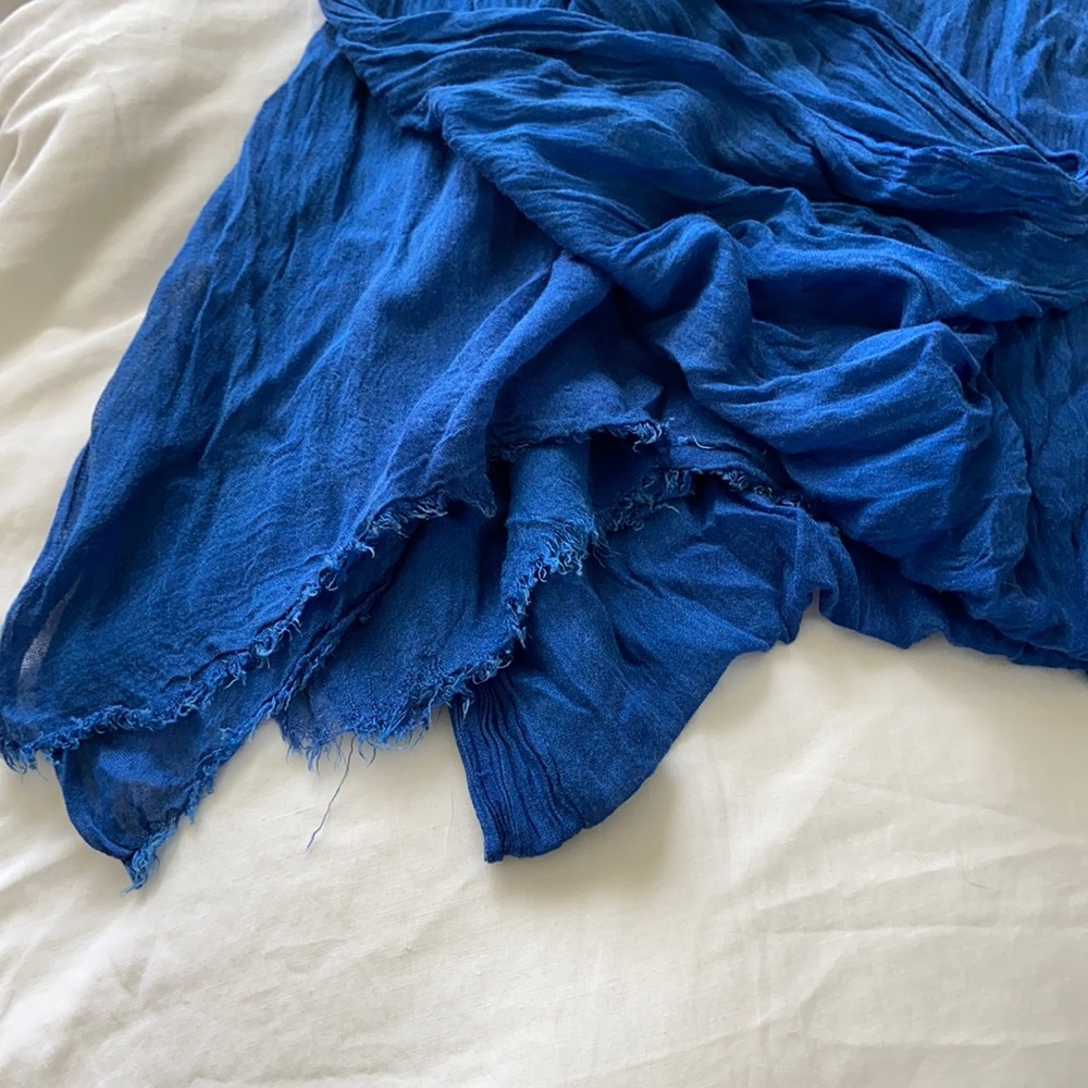 Shear cotton scarf